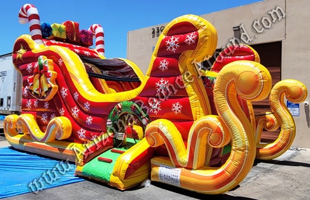 Giant Inflatable Santa Sleigh Rental Peoria